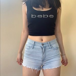 Light Blue Abercrombie and Fitch Denim Shorts